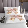 thumbnail image 3 of Erosebridal Kawaii Bowknot Coverlet Set King,Cartoon Sheep Rabbit Bedding Set,Floral Decor,Breathable,3pcs, 3 of 5