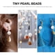thumbnail image 2 of 200 cuentas de perlas blancas para hacer joyas, perlas sueltas con agujero, pequeñas perlas para manualidades, pulseras, collares y decoraciones, 2 of 8