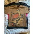 thumbnail image 2 of Camiseta de manga corta de algodón con estampado de dibujos animados de domo simple de verano 2024, estilo Y2K, estilo gótico americano, informal, punk, hip-hop, para parejas, suelta, 2 of 5