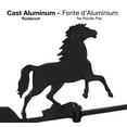thumbnail image 4 of Klassen Bronze Girouette en Aluminium Cheval, Noir, 4 of 7