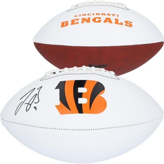 Joe Burrow Cincinnati Bengals Autographed Franklin White Panel Football - Fanatics Authentic Certified