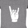 thumbnail image 3 of Inktastic Rocker Horns! Boys or Girls Baby Bodysuit, 3 of 4