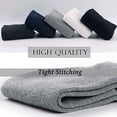 thumbnail image 5 of White Stockings Mens Toe Socks Cotton Athletic Running Ankle Five Finger Crew Socks, 5 of 5