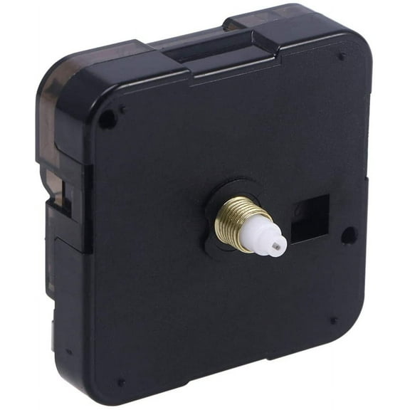 Quartz Clock Movement Replacement Kit, Battery Operated High Torque Motor with 12mm/0.5 inch Shaft Length for DIY Repair, Quiet Sweep Hands Mechanism (Fits Most Clocks)