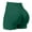 Dark Green, variant on AEXTO Women's High Waist Sports Shorts, Breathable Comfortable High Stretch Skinny Shorts, Gym Shorts, Ladies Sportswear for Indoor Outdoor Wear, Yoga Gym Activewear, Skinny Workout Shorts