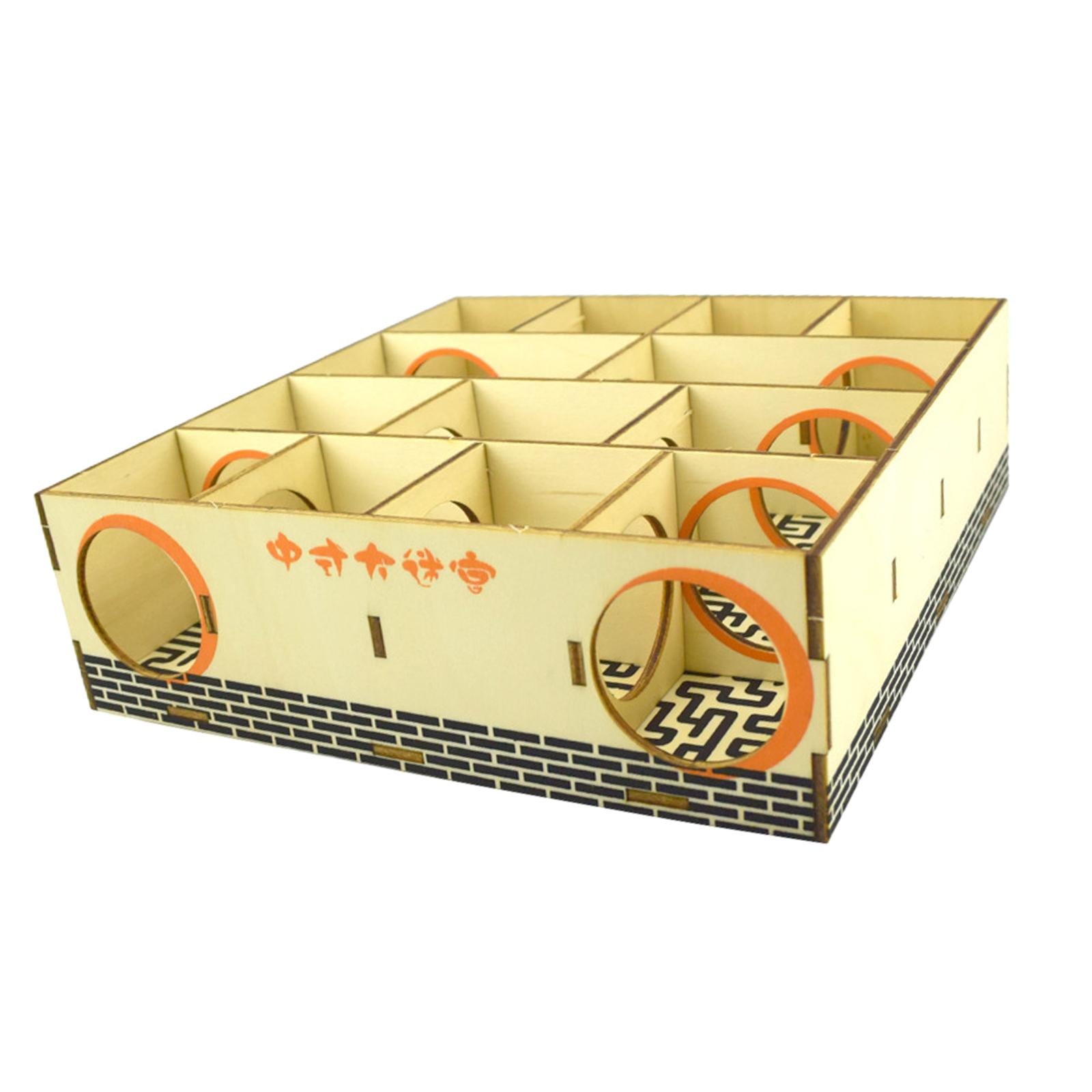 oshhnii Hamster Maze Activity Sport for Hamsters Gerbils Mice Playhouse Labyrinth Puzzle 20.8x19.8x6cm