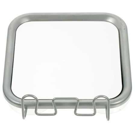 MLINS  Shaving Mirror for Shower Vanity Mirrors Small Suction Wall Silver
