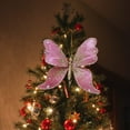 thumbnail image 7 of Christmas Ornaments New Christmas Tree Butterflys Ornaments Wreath Decor Ceiling Wall Decoration for 2025 Year Gifts Holiday Glittering Butterflys Christmas Tree Hanging Ornament, B, 7 of 7