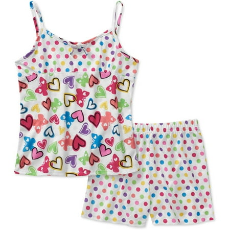Girls Graphic 2 Piece Pajama Set
