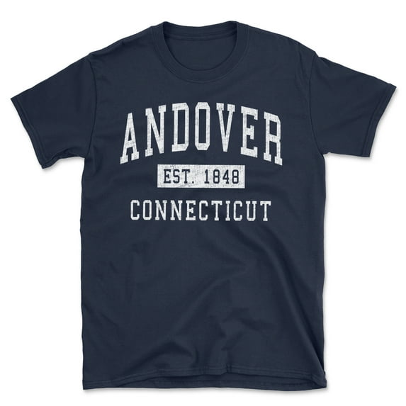 Andover Connecticut Classic Established Men's Cotton T-Shirt