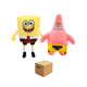 thumbnail image 1 of Peluche Bob Esponja  y Patricio Estrella 35 cm 2 unidades Lab.G Multicolor, 1 of 5