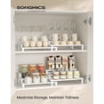 thumbnail image 2 of Organizador de Especias SONGMICS de 3 Niveles en Blanco Nieve y Blanco Nube, 2 of 6