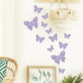 thumbnail image 6 of Glow in The Dark Butterfly Wall Decals，Glowing Luminous Butterfly Wall Stickers Blue Removable self-Adhesive Butterfly Decals for Girls Bedroom Kids Baby Nursery Living Room Decoration, 6 of 7
