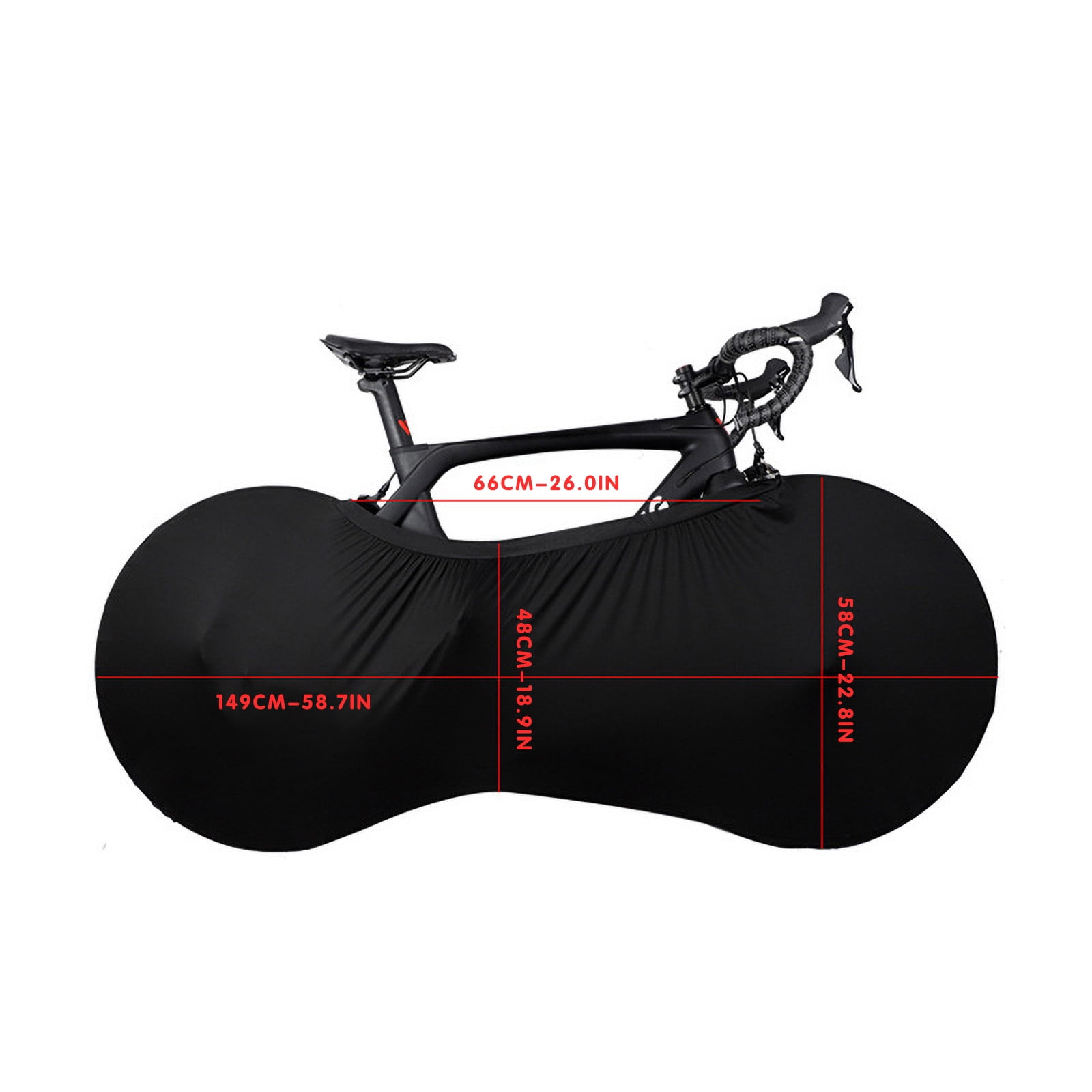 Elastic Bike Cover Anti-dust Cover Bicycle Wheel Chain Elastic Protect Cover 