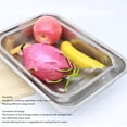thumbnail image 3 of Stainless Steel Vegetable Strainer Basket With Convenient Drainage For Washing, Corrosion Resistance And Easy Cleaning, Medium Capacity, Suitable For Various Scenarios, 3 of 8