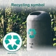 thumbnail image 5 of 4 Pcs Recycle Stickers Trash Bin Labels Premium Self-Adhesive Recyclable Sign Sticker for Home Kitchen & Office (Green), 5 of 5