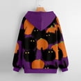 thumbnail image 6 of SSBSM Halloween Printed Pullover Hoodie Long Sleeve Top Hooded Pocket Women Sweatshirt Streetwear, 6 of 8