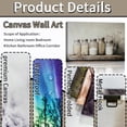 thumbnail image 5 of Rustic Farmhouse Kitchen Wall Art, Vintage Mason Jar and Wildflower Canvas Prints, Country Kitchen Wall Decor for Dining Room, Living Room, Restaurant and Home, 5 of 5