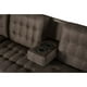 thumbnail image 3 of Sala Modular Doble Chaise Makora Marietta con Memory Foam Color Chocolate Lino Respaldo Reclinable de 3 Posiciones, 3 of 7