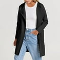 thumbnail image 4 of DkinJom Womens Knit Cardigan Sweaters Oversized Open Front Long Sleeve Lapel Casual Jacket 2023 Fall Coat Dressy, 4 of 8