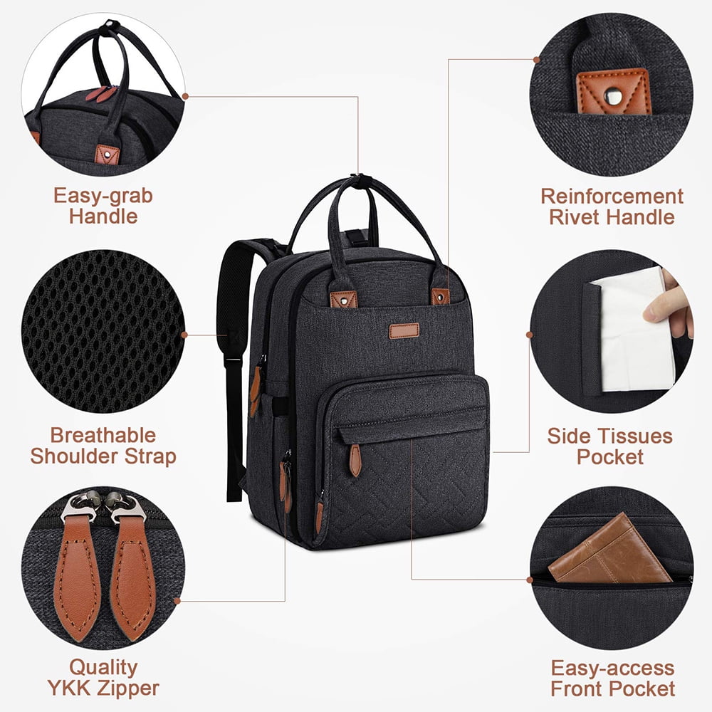 Baby changing bags with insulated pockets sales