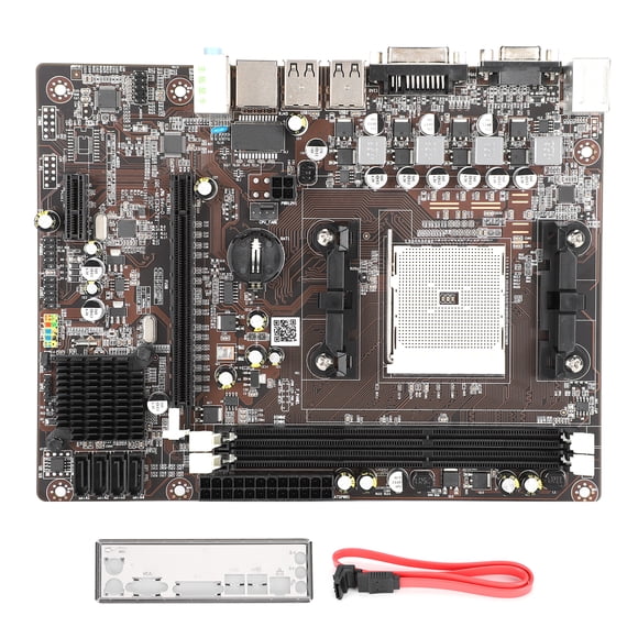 Placa base para computadora de escritorio A55, interfaz FM1, CPU de 905 pines, doble núcleo, cuatro núcleos, DDR3