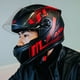 thumbnail image 4 of Casco de bicicleta de calle para motocicleta Casco de seguridad de cara completa Cómodo y Eccomum Casco de seguridad, 4 of 5