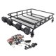 thumbnail image 1 of Portaequipajes para coche modelo RC 1:10, bandeja portaequipajes artesanal, actualizaciones para SCX10 cc01, accesorios, piezas de repuesto pantalla redonda, 1 of 8
