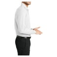 thumbnail image 3 of Mafoose Mens Long Sleeve Core Classic Male Pique Polo White XL, 3 of 6