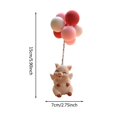 thumbnail image 5 of Erty Car Interior Ornament Animal Ornaments with Colorful Balloons Resin Animals Automotive Interior Supplies Decoration well-liked, 5 of 5