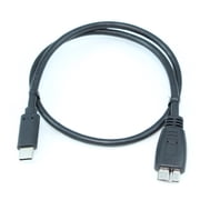 1.5ft USB 3.2 Gen 1 Type-C Male to Micro-B Male Cable 5Gbps, Black