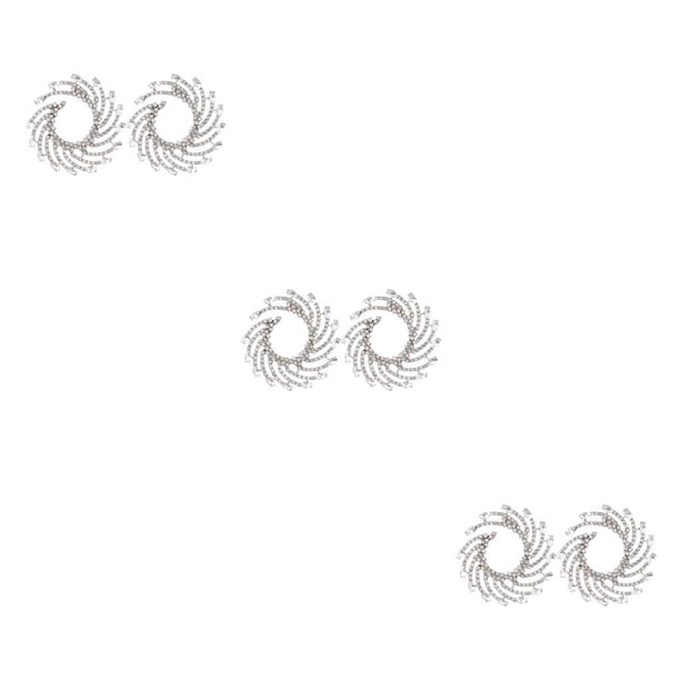 Minnieouse 1 par de pendientes de cristal para mujer, joyería de moda para boda, accesorios de regalo personalizados para madre e hija, plata Type1 NO1 Minnieouse CBP227472