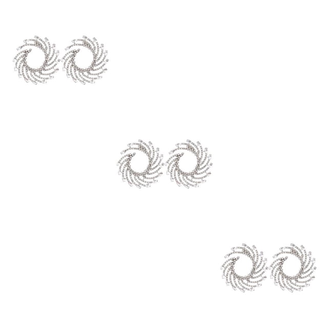 Minnieouse 1 par de pendientes de cristal para mujer, joyería de moda para boda, accesorios de regalo personalizados para madre e hija, plata Type1 NO1 Minnieouse CBP227472