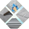 thumbnail image 2 of LABLT 14-16ft Gray Beam Width Heavy Duty PEVA Cotton Waterproof Boat Cover, 2 of 5