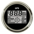 thumbnail image 1 of Digital 85mm GPS Speedometer Odometer 0-999knots Km/H MPH With 8 Colors Backlight And Voltage For Auto Vessel Motorcycle ,High Precision, 1 of 4