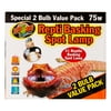 Zoo Med Repti Basking Spot Lamp 2 Bulb Value Pack, 75 Watt