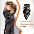 thumbnail image 3 of Bufanda Para Cubrir La Cara Ciclismo Moda Protección Solar Gran Textura Primavera Y Verano Bufandas Colgantes Para Orejas A Prueba De Frío Bxhe046 Kearding OD019373-01, 3 of 6