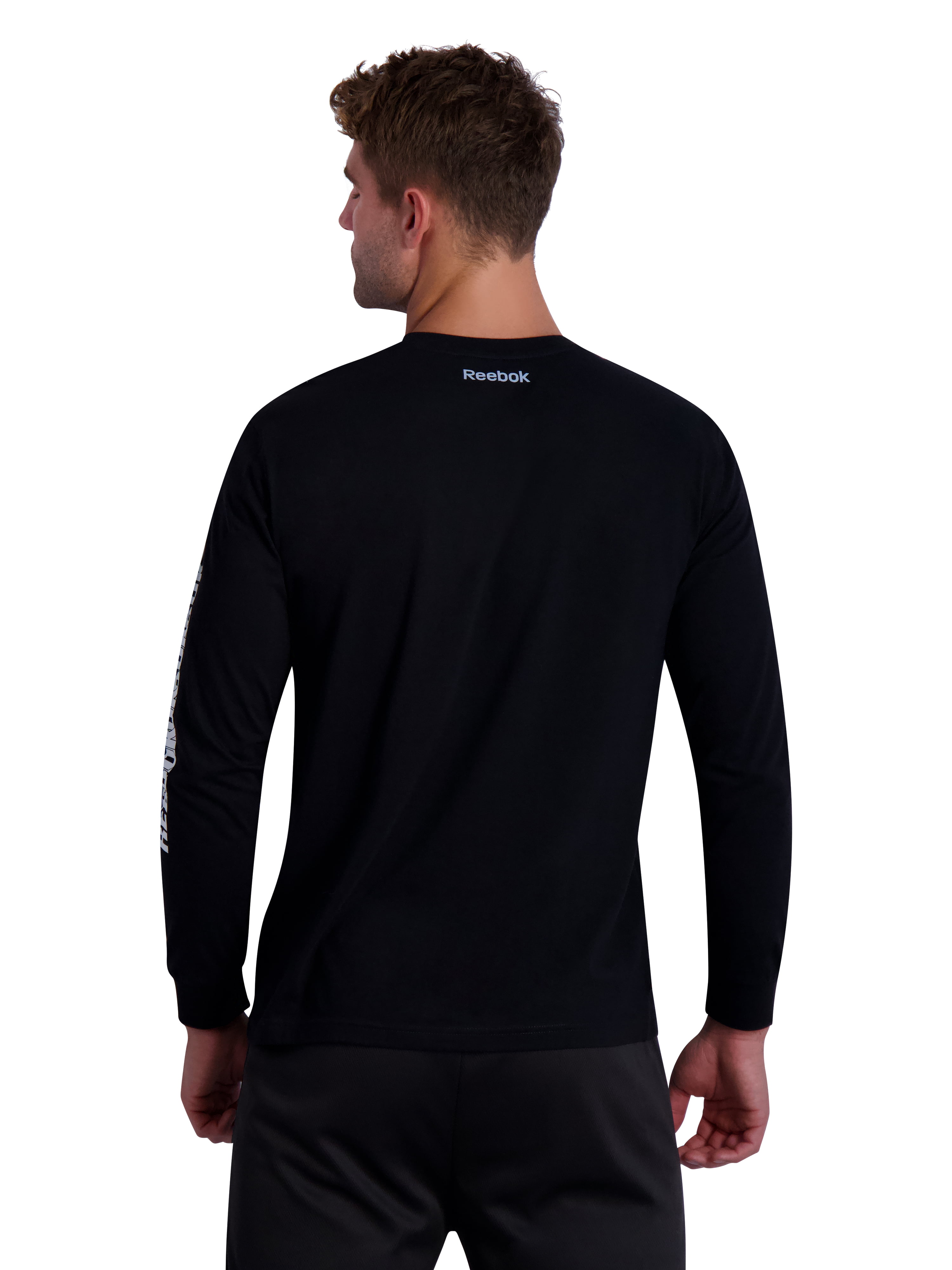 Reebok Men's Momentum Graphic Long Sleeve Tee (2-Pack), up to Size 3XL