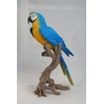 thumbnail image 3 of Garden Decor Animal Statue Large Blue/Yellow Macaw Statue, 3 of 4