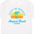 thumbnail image 4 of Inktastic Summer Enjoy the Sunshine Newport Beach Florida in Blue Boys or Girls Long Sleeve Toddler T-Shirt, 4 of 5