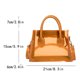 thumbnail image 3 of Bolso de hombro tipo bandolera transparente de PVC a la moda para mujer, minide mano transparentes, 3 of 6
