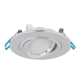 thumbnail image 1 of Estevez Luminario LED LUXE Empotrable Dirigible 3W 3000K Plata Ø100mm con Lámpara Incluida, 1 of 7