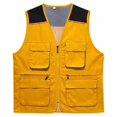 thumbnail image 2 of DYTTDG Women's Workwear Cargo Sleeveless Jacket Plus Size Solid Color V-Neck Zipper Top with Pocket on Clearance, 2 of 3