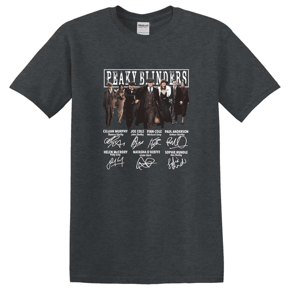 Peaky Blinders Cast Signatures Merch T-shirt