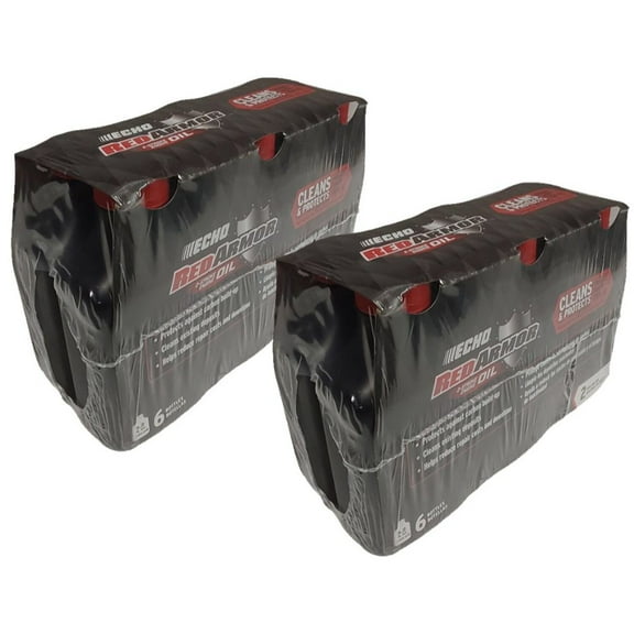 Proven Part 12-Pack Echo Red Armor 2 Gallon Mix 2-Cycle Oil 5.2Oz- 6550002