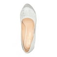 thumbnail image 4 of Lauren Lorraine Victoria Platform Pump Rhinestone High Heel Formal Dress Shoes (Silver, 6), 4 of 4