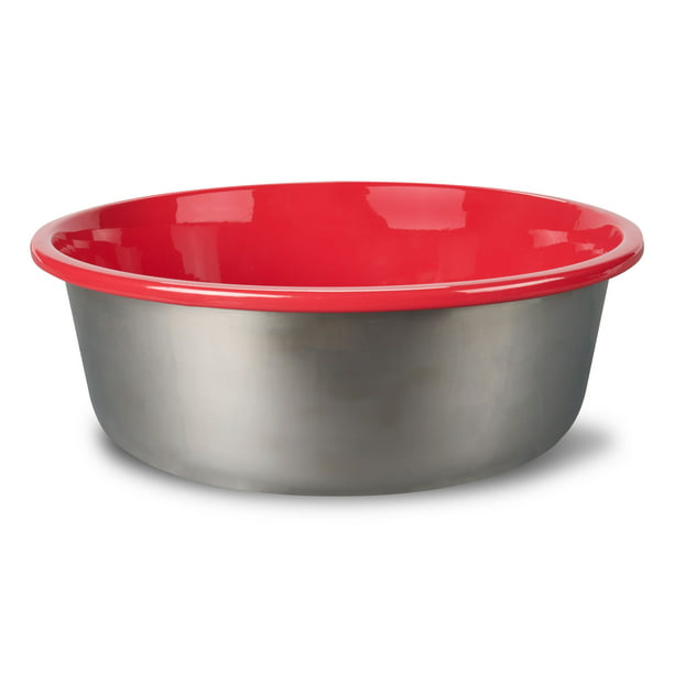 Vibrant Life Red Pet Bowl, Large, 64 oz - Walmart.com ...
