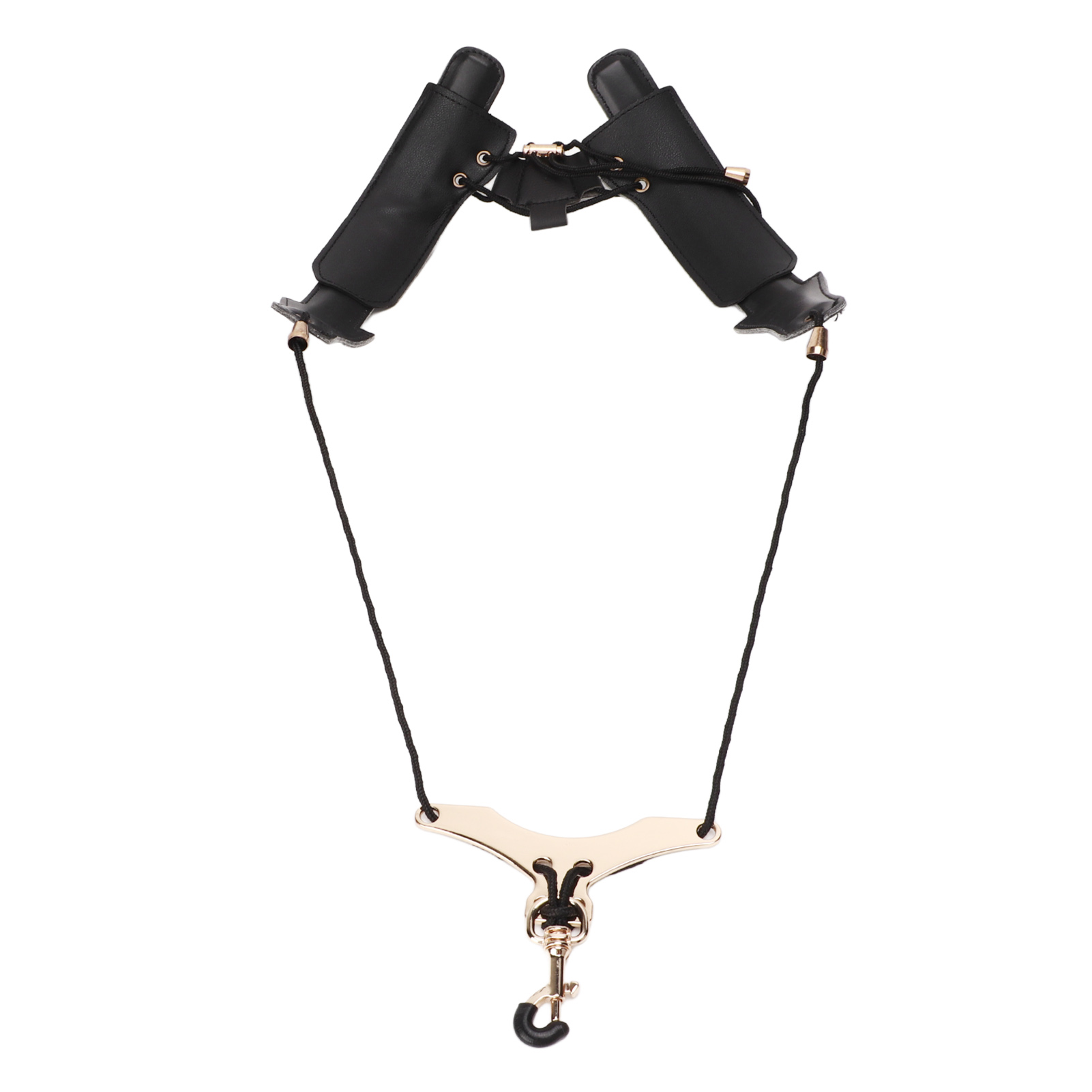 TOYANDONA Sangle De Saxophone – Bandoulière Cou Réglable En Cuir/Métal, Pour Alto, Ténor, Soprano, Baryton