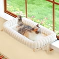 thumbnail image 1 of Percha para Ventana de Gato Zakkart SnugCloud Ortopédica con Respaldo, 1 of 7