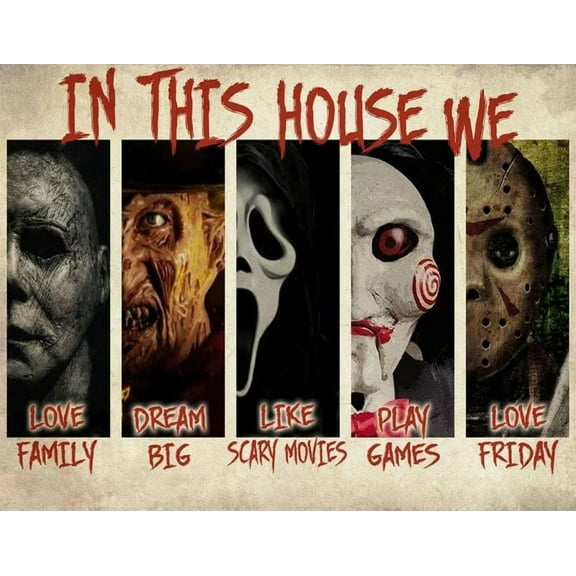 Horror story Diamond Painting Kits for Adults, 12x16 Inch DIY Paint by Numbers for Adults Beginner, (Halloween)